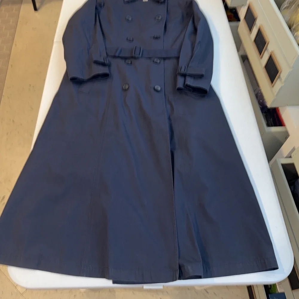 US Air Force Women's All Weather Trench Coat With‎ Removable Liner 12 L Vintage